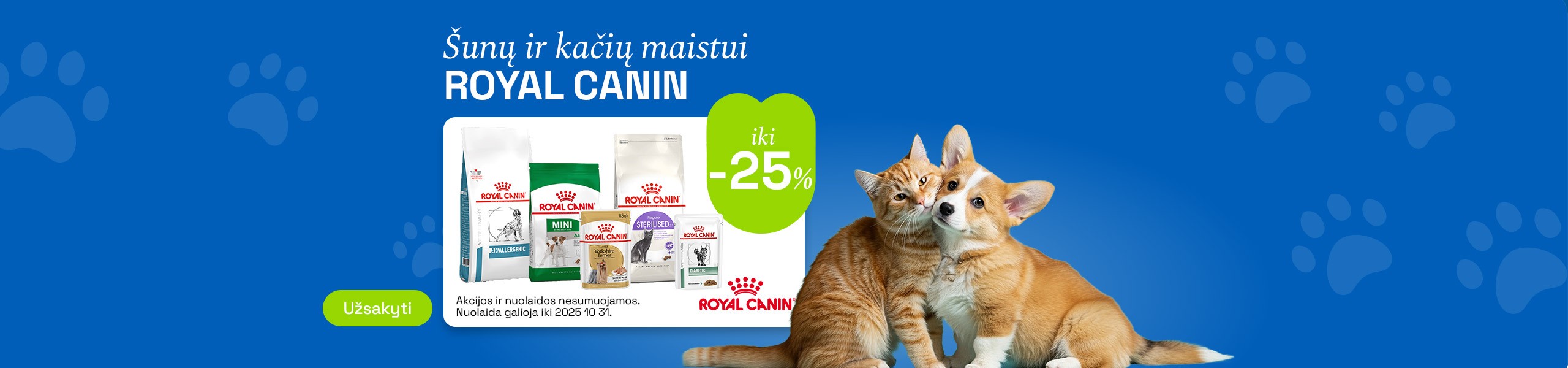 Royal Canin Maistas Akcija