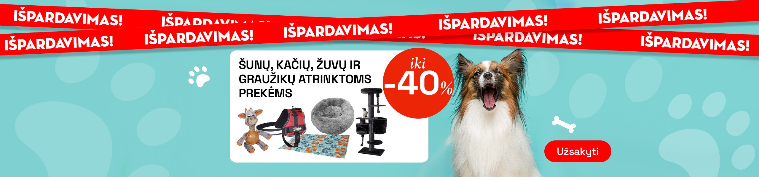 IŠPARDAVIMAS iki -40%