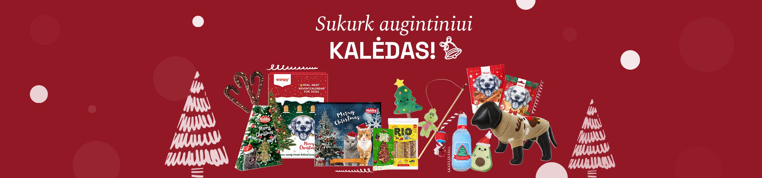 KALĖDINĖS PREKĖS ŠUNIMS