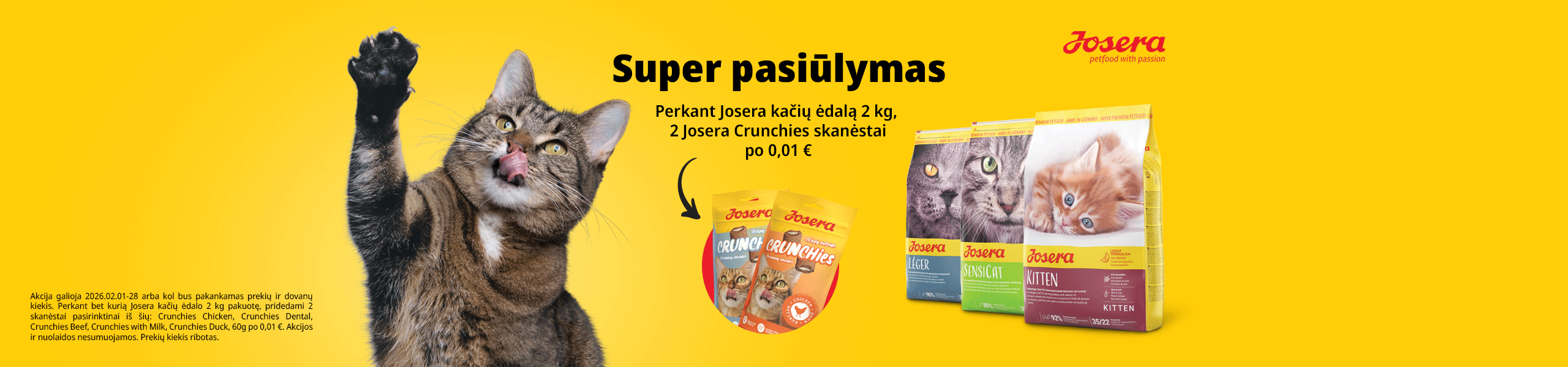 Perkant Josera Katėms, Skanėstai Dovanų