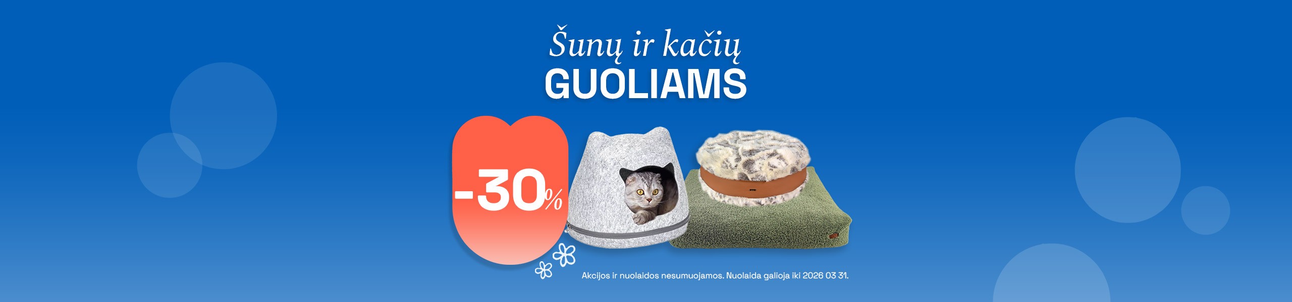 Guoliai ir pagalvėlės