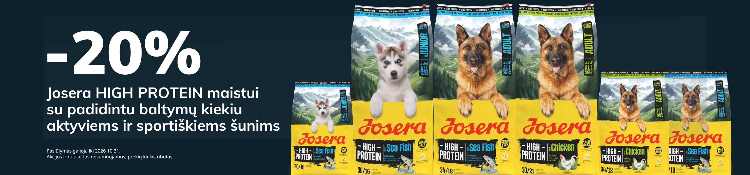 Josera High Protein -20%
