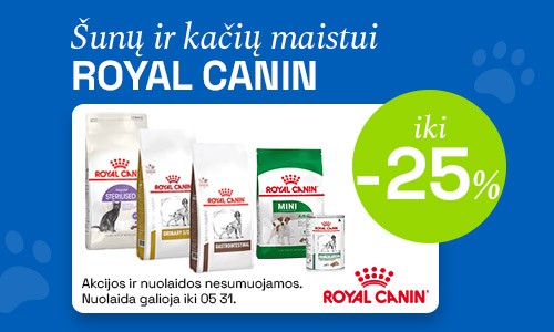 Royal Canin Maistas Akcija