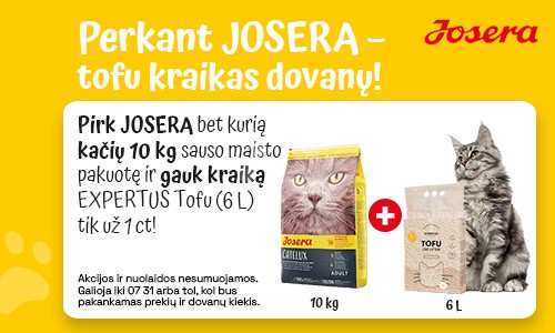 Perkant Josera, kraikas dovanų!