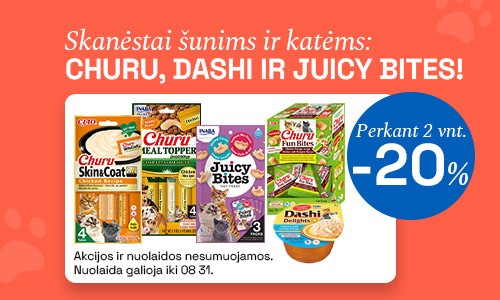 CHURU skanėstai šunims, katėms