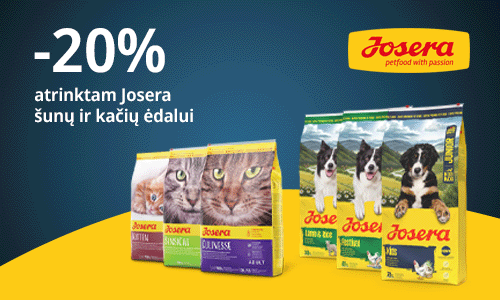 Josera Atrinktiems Pašarams -20%