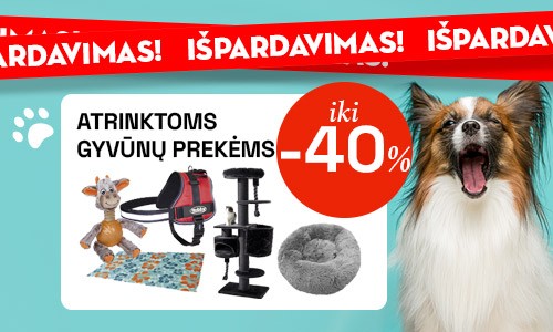 IŠPARDAVIMAS iki -40%