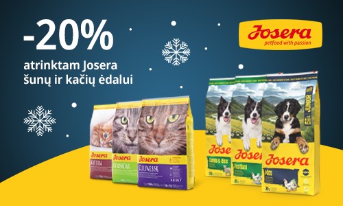 Josera Atrinktiems Pašarams -20%