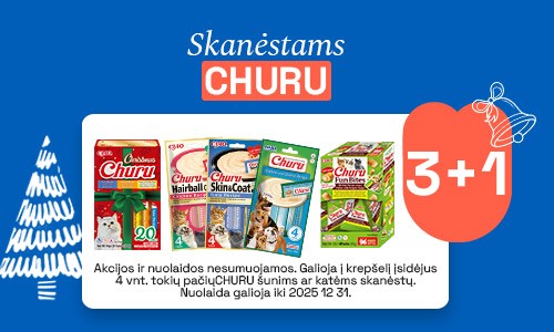 CHURU skanėstai šunims, katėms